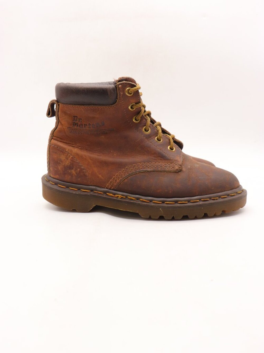 Doc Dr Martens 939 Women UK 5 US 7 Ankle Boots Brown Leather 6-Eye Made England